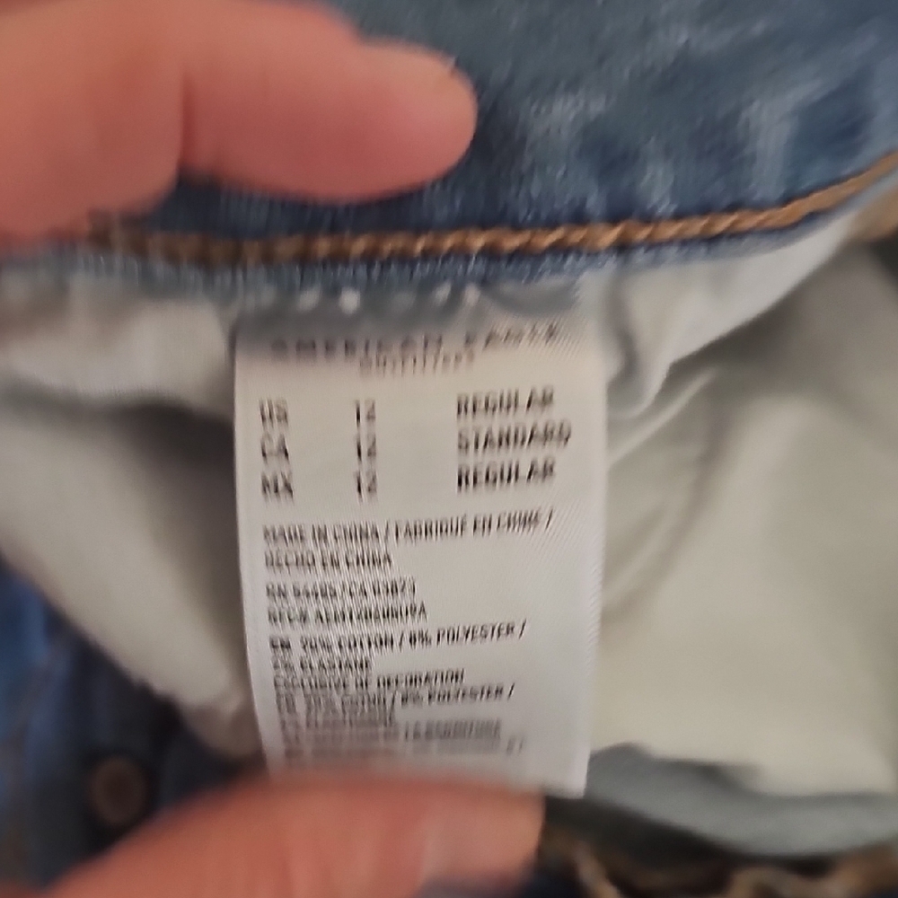 American Eagle Outfitters Blue Skinny Jeans - Picture 3 of 4